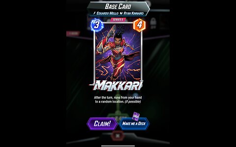 New Card Makkari