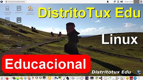 DistritoTux Edu Linux Educacional. Baseado no Xubuntu