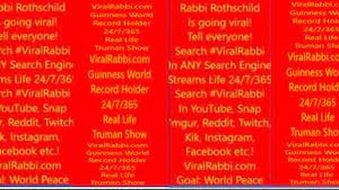 🔴BREAKING NEWS: RABBI ROTHSCHILD AKA #ViralRabbi HAS SET THE GUINNESS WORLD RECORD!
