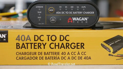 Wagan Tech DC to DC 40A battery charger.