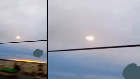 Strange thing flying in the sky of Russia l Sphere UFO