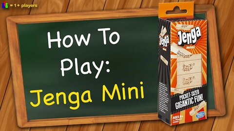 How to play Jenga Mini