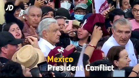 Big rally supports Mexico's president amid reform conflict