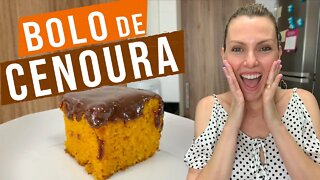 BOLO DE CENOURA | COBERTURA CHOCOLATE MOLE