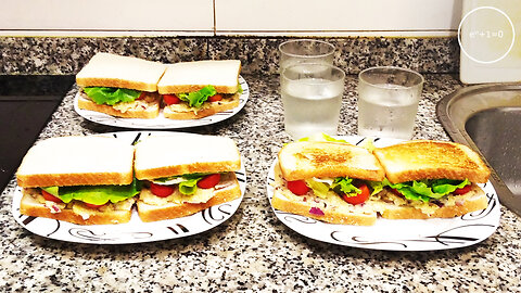 chickpea and salad sandwiches · dialectical veganism of summer +10ME 007