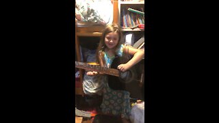 Learning the guitar￼