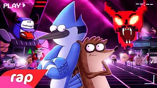 Rap Do Mordecai & Rigby (Apenas Um Show) - DUPLA DE PLAYER UM | NERD HITS