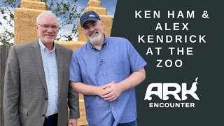 Alex Kendrick & Ken Ham at Ararat Ridge Zoo