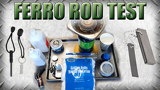 Ferro Rod Test - What Can it Light on Fire?