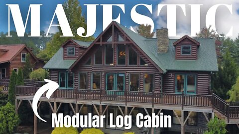 Inside The Most Majestic Modular Log Home I’ve Seen Yet! | Home Tour w/Guest Host