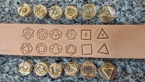 Making Custom Brass "Dice" Stamps | Lost Wax Casting