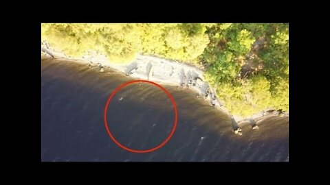 Loch Ness Monster • Loch Ness Drone [British YouTuber claims he has captured the Loch Ness monster]