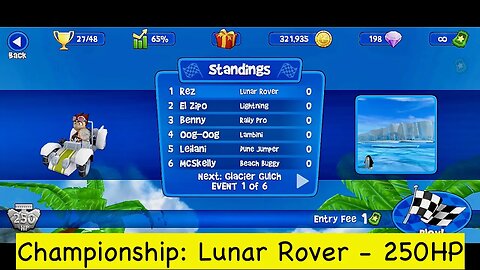 Championship: Lunar Rover - 250HP