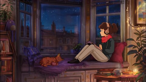 12 A.M Study Session 📚 [lofi hip hop/chill beats]