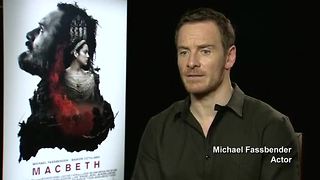 Fassbender reveals 'daunting' task of taking on 'Macbeth'