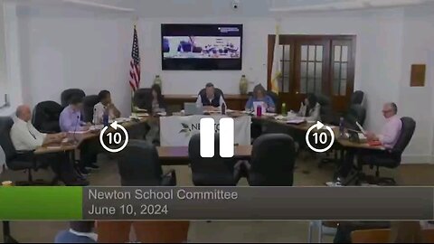 Newton Schools board members in MA debate reciting the pledge at meetings.