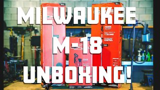 Milwaukee M-18 Trimmer, Blower and edger attachment unboxing!