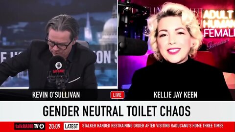 Talk TV - Kellie-Jay and Kevin O'Sullivan discuss mixed sex toilets