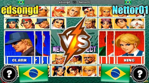 The King of Fighters '96: The Anniversary Edition (edsongd Vs. Nettor01) [Brazil Vs. Brazil]