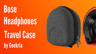 Bose Over-Ear Headphones Travel Case, Hard Shell Headset Carrying Case | Geekria