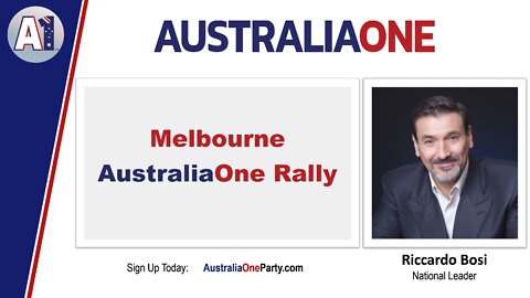 AustraliaOne Party - Melbourne AustraliaOne Rally