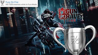 Gungrave G.O.R.E. - "Fury on Fire" Silver Trophy