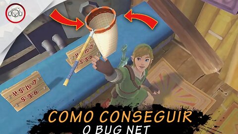 The Legend Of Zelda: Skyward Sword Hd, Como conseguir o Bug net + espaço extra | super dica PT BR