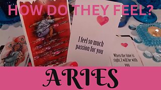 ARIES ♈💖THE FIRST KISS BLEW THEIR MIND🔥🤯FALLING FOR YOU WHEN LEAST EXPECTED🔥🪄ARIES LOVE TAROT💝
