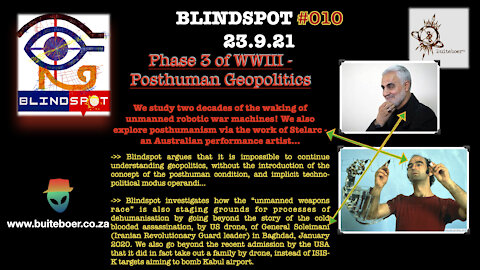 BLINDSPOT 010 - 22.9.21 - Posthuman Geopolitics & Drone Killstrikes