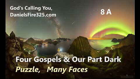 Four Gospels & Our Part Rev 4:7 * 1 Co 13:11-12 Dark Puzzle, Many Faces #SHORTS #shortvideo GC8A