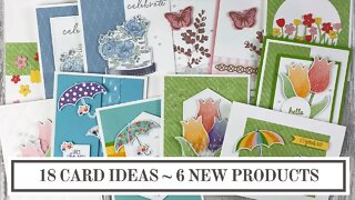 Stampin Up 2020 - 18 Card Ideas (6 New Coordination Products)