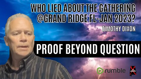 Grand Ridge FL. The Gathering. See what really happened JAN 2023