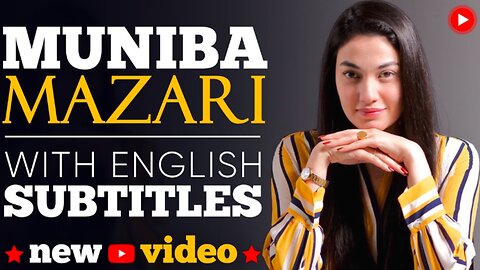 "Empowering Discourse in English | MUNIBA MAZARI: Inspirational Phrases (Subtitles in English)"