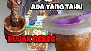 Kuliner Langka - Rujak Bebeg (Mashed Rojak)