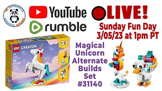 Sunday Fun Day Magical Unicorn Alternate Builds - LEGO Set #31140