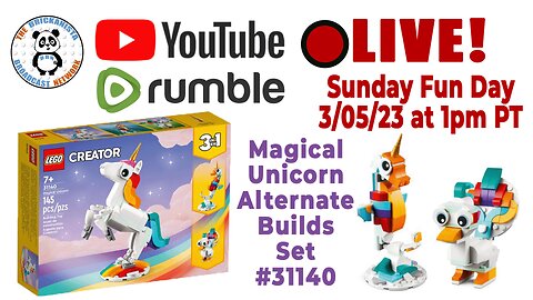 Sunday Fun Day Magical Unicorn Alternate Builds - LEGO Set #31140