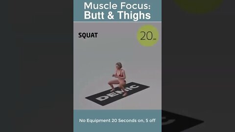 Exercise to lift your butt and thighs | Butt and thighs exercises
