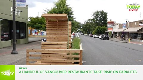 A handful of Vancouver restaurants take 'risk' on Parklets