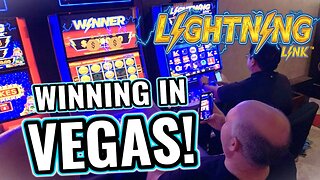 YOU DON'T ALWAYS HAVE TO BET BIG TO WIN GIANT JACKPOTS IN LAS VEGAS!