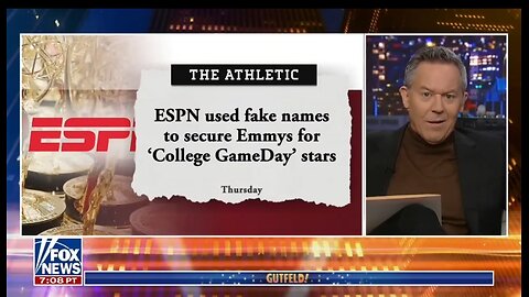 Gutfeld: ESPN's In A Jam Because They Ran An Emmy Stealing Scam