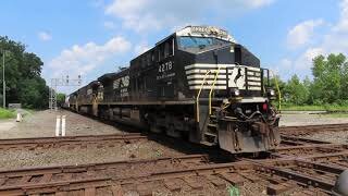 Norfolk Southern 171 Manifest Mixed Freight Train with DPU from Marion, Ohio August 21, 2021