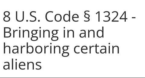 18 US Code § 1324 Military Courts