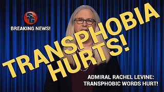 Breaking News - Admiral Rachel Levine, Trans Champion