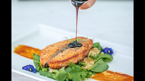 Beat Belly Bloat with Grilled Salmon and Cilantro-Ginger Sauce