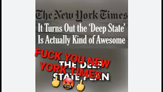 The Establishment Controlling The Narrative, New York Times Loves The Deep State