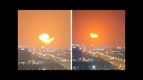 BREAKING Massive explosion at port cargo ship shakes buildings in Dubai