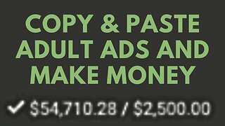 Copy & Paste Adult Ads and Make Money Online (Fast Method)