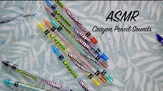 ASMR Crayon Pencil Case | Tapping and clinking sounds | No Talking