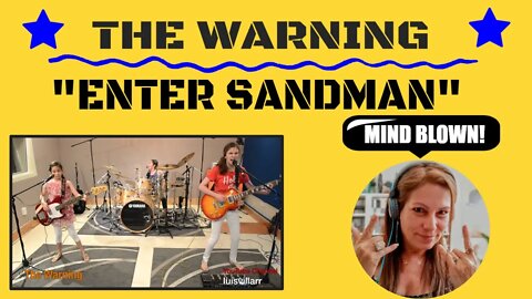 THE WARNING Reaction ENTER SANDMAN TSEL 1st time hearing THE WARNING Enter Sandman TSEL reacts!