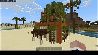 How to Build a Fancy, 2 Story Desert House in Minecraft